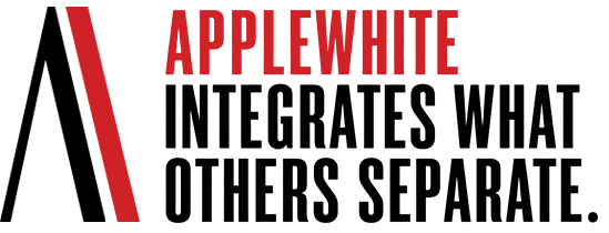 Applewhite Integrates What Others Separate.